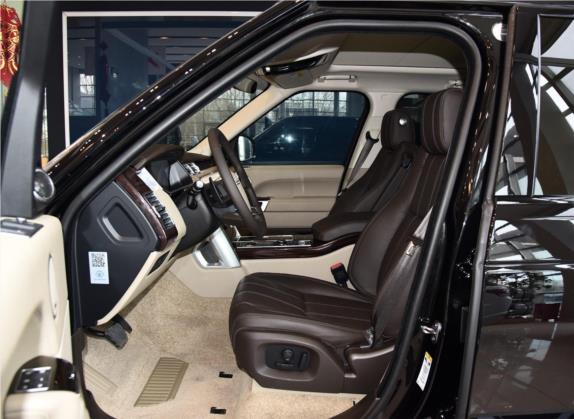 揽胜 2017款 3.0 SC V6 Vogue 车厢座椅   前排空间
