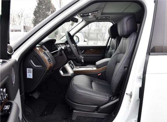 揽胜 2018款 3.0 SC V6 Vogue 传世加长版 车厢座椅   前排空间