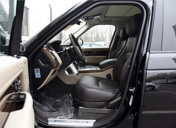 揽胜 2018款 3.0 SC V6 Vogue SE 创世加长版 车厢座椅   前排空间
