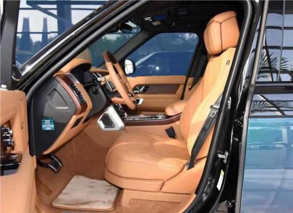 揽胜 2020款 5.0 SC V8 SVA巅峰创世加长版 车厢座椅   前排空间