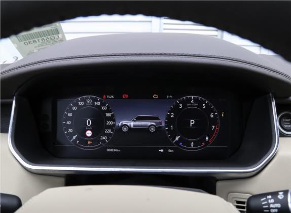 揽胜 2020款 3.0 L6 传世版 中控类   仪表盘