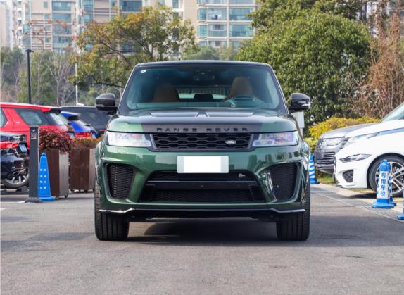 揽胜运动版 2021款 5.0 SC V8 SVR 竞速绿定制版 外观   正前