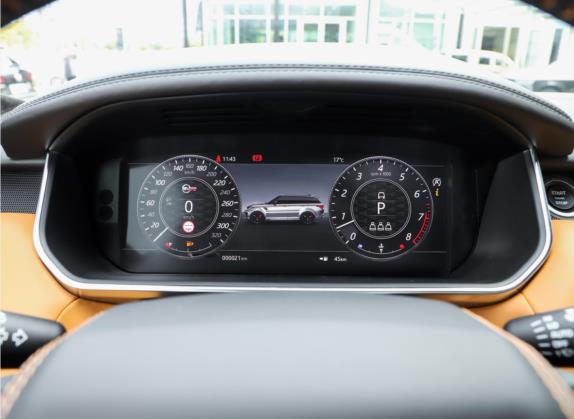 揽胜运动版 2021款 5.0 SC V8 SVR 竞速绿定制版 中控类   仪表盘