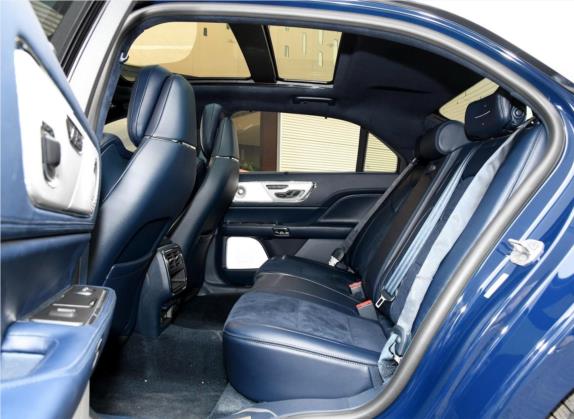 林肯大陆 2018款 3.0T 四驱总统版 车厢座椅   后排空间