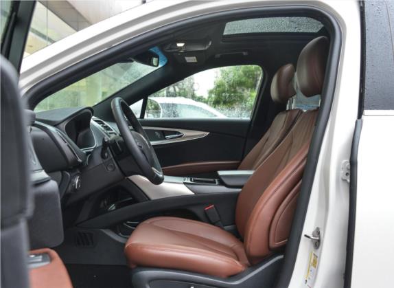 林肯MKX 2015款 2.0T 四驱尊雅版 车厢座椅   前排空间