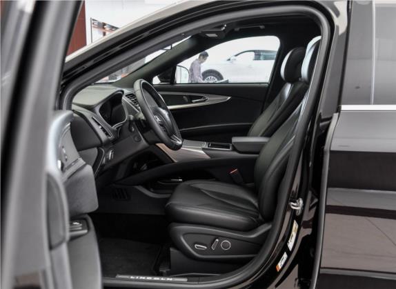 林肯MKX 2018款 2.0T 两驱尊享版 车厢座椅   前排空间