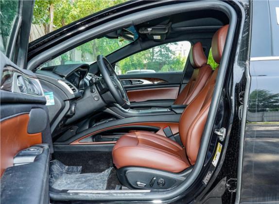林肯MKZ 2020款 2.0T 尊耀版 车厢座椅   前排空间