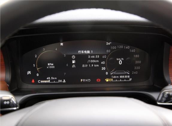 飞行家 2020款 3.0T V6 四驱尊雅版 中控类   仪表盘