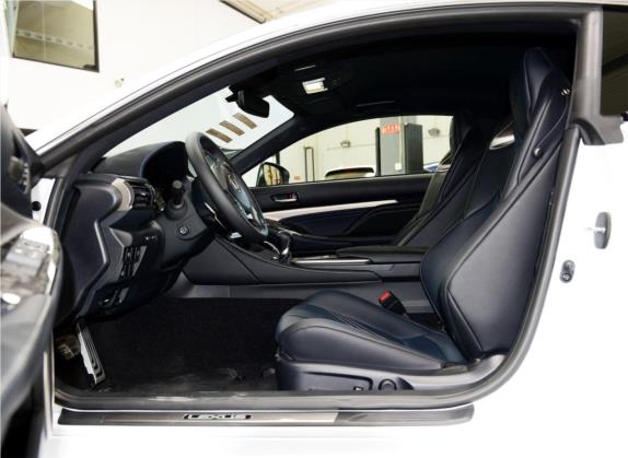雷克萨斯RC F 2015款 F 5.0L 碳纤维版 车厢座椅   前排空间