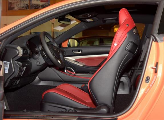 雷克萨斯RC F 2015款 F 5.0L 驭峰版 车厢座椅   前排空间