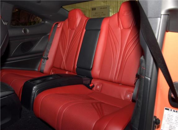 雷克萨斯RC F 2015款 F 5.0L 驭峰版 车厢座椅   后排空间
