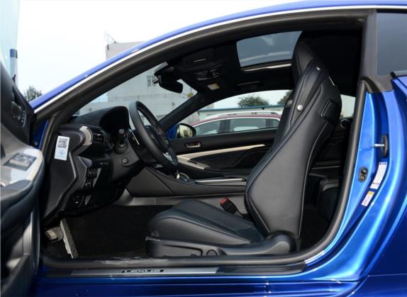 雷克萨斯RC F 2015款 F 5.0L 巅峰版 车厢座椅   前排空间