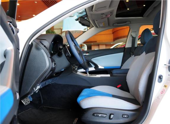 雷克萨斯IS 2011款 250 风驰版 车厢座椅   前排空间