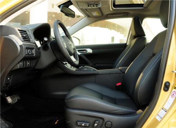 雷克萨斯CT 2012款 CT200h 豪华版 车厢座椅   前排空间