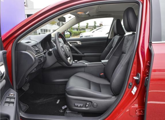 雷克萨斯CT 2020款 CT200h 舒适版 单色 车厢座椅   前排空间