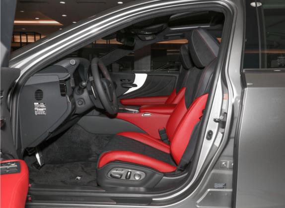 雷克萨斯LS 2021款 500h F SPORT 车厢座椅   前排空间