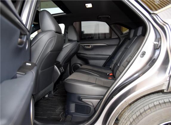 雷克萨斯NX 2016款 200t 全驱 F SPORT 车厢座椅   后排空间