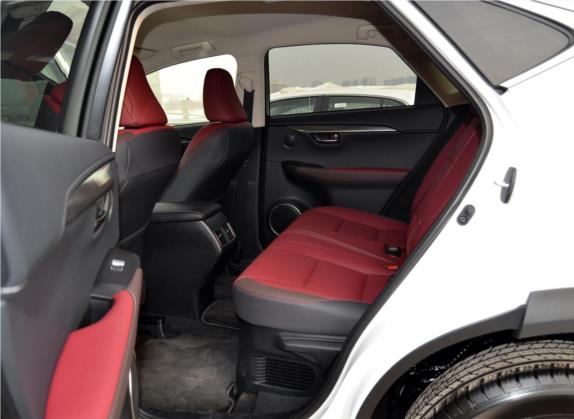 雷克萨斯NX 2018款 300 前驱 锋行版 车厢座椅   后排空间