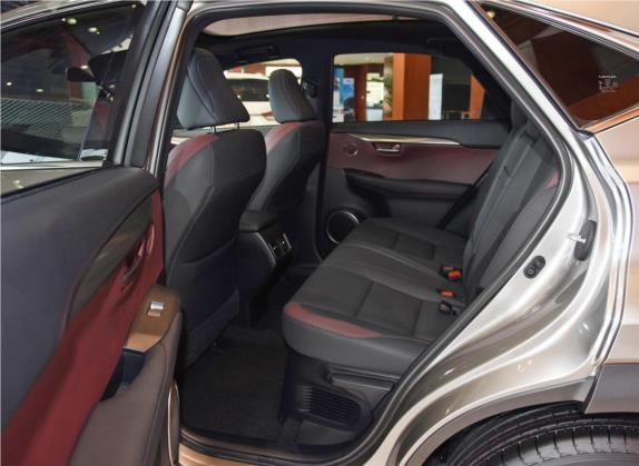 雷克萨斯NX 2020款 300h 前驱 智·混动特别限量版 车厢座椅   后排空间