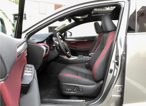 雷克萨斯NX 2020款 300h 前驱 锋越版 国VI 车厢座椅   前排空间