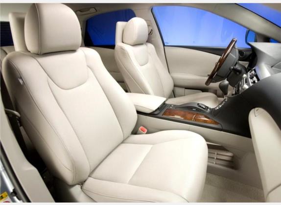 雷克萨斯RX经典 2009款 350 尊贵版 车厢座椅   前排空间