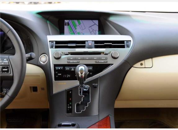 雷克萨斯RX经典 2009款 350 豪华版 中控类   中控台