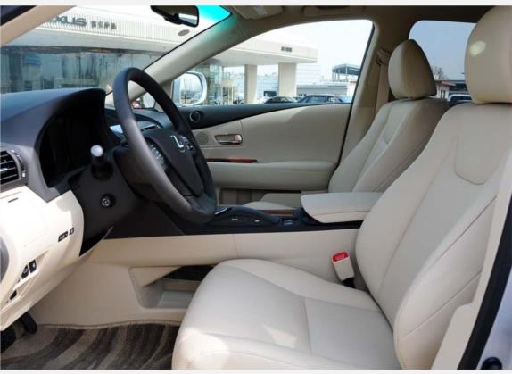 雷克萨斯RX经典 2009款 350 豪华版 车厢座椅   前排空间