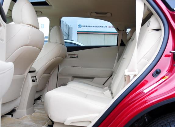 雷克萨斯RX经典 2011款 270 豪华版 车厢座椅   后排空间