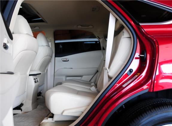 雷克萨斯RX经典 2011款 270 典雅版 车厢座椅   后排空间