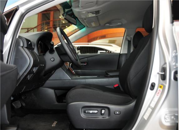 雷克萨斯RX经典 2011款 270 精英版 车厢座椅   前排空间