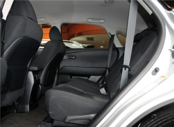 雷克萨斯RX经典 2011款 270 精英版 车厢座椅   后排空间