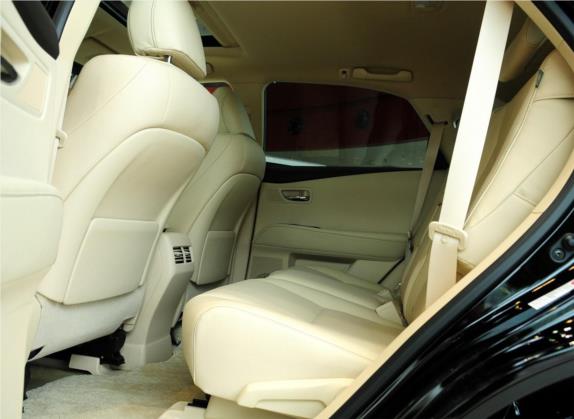 雷克萨斯RX经典 2012款 350 豪华版 车厢座椅   后排空间