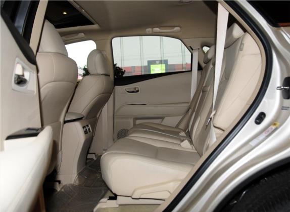 雷克萨斯RX经典 2012款 350 典雅版 车厢座椅   后排空间