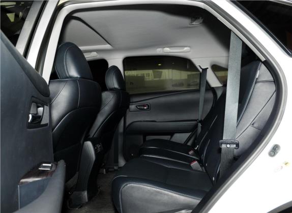 雷克萨斯RX经典 2012款 270 典雅版 车厢座椅   后排空间
