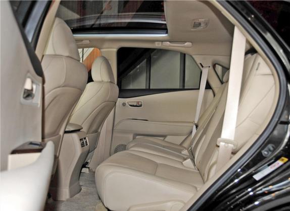 雷克萨斯RX经典 2013款 450h 尊贵版 车厢座椅   后排空间