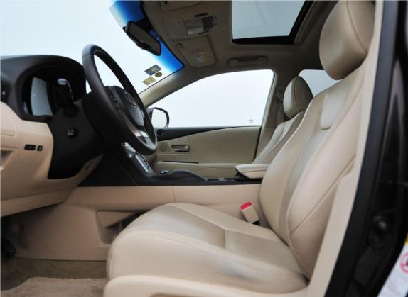 雷克萨斯RX经典 2013款 270 豪华版 车厢座椅   前排空间