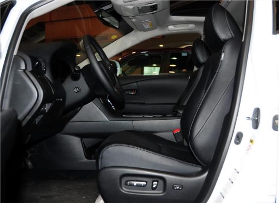 雷克萨斯RX经典 2013款 350 典雅型 车厢座椅   前排空间