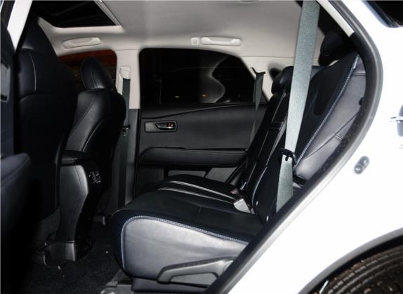 雷克萨斯RX经典 2013款 350 典雅型 车厢座椅   后排空间