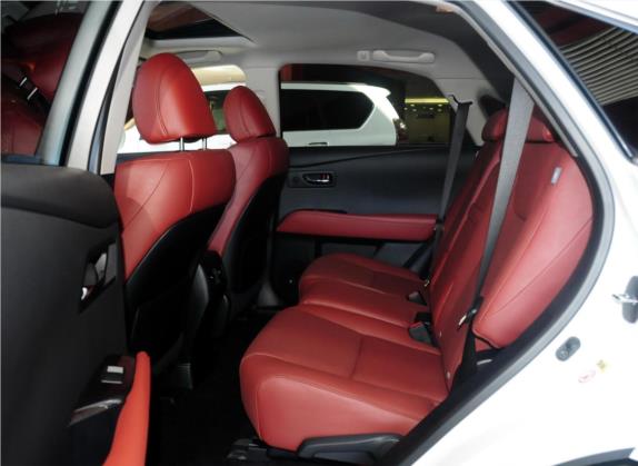 雷克萨斯RX经典 2013款 350 豪华版 车厢座椅   后排空间