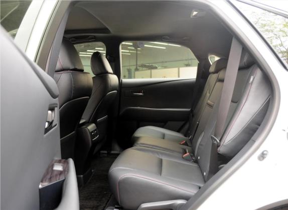 雷克萨斯RX经典 2014款 270 特别限量版 车厢座椅   后排空间