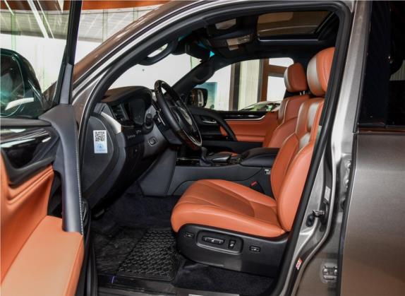 雷克萨斯LX 2017款 570 尊贵豪华版 车厢座椅   前排空间