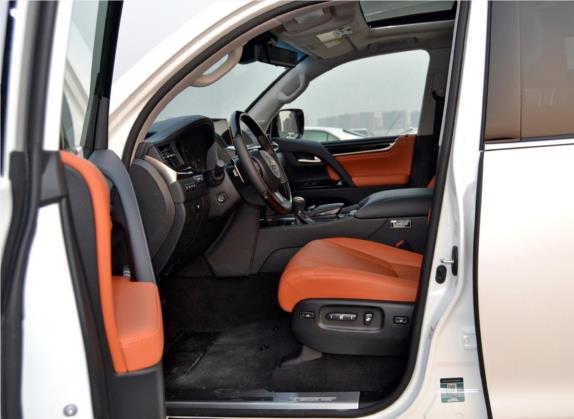 雷克萨斯LX 2019款 570 尊贵豪华版 车厢座椅   前排空间