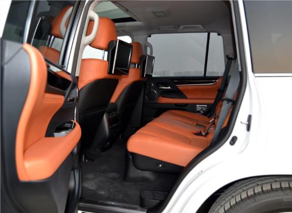 雷克萨斯LX 2019款 570 尊贵豪华版 车厢座椅   后排空间