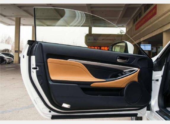 雷克萨斯RC 2016款 200t 锋尚版 车厢座椅   前门板