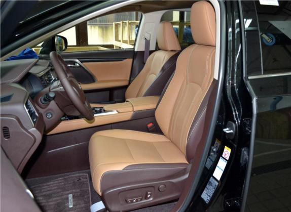 雷克萨斯RX 2016款 450h 四驱典雅版 车厢座椅   前排空间