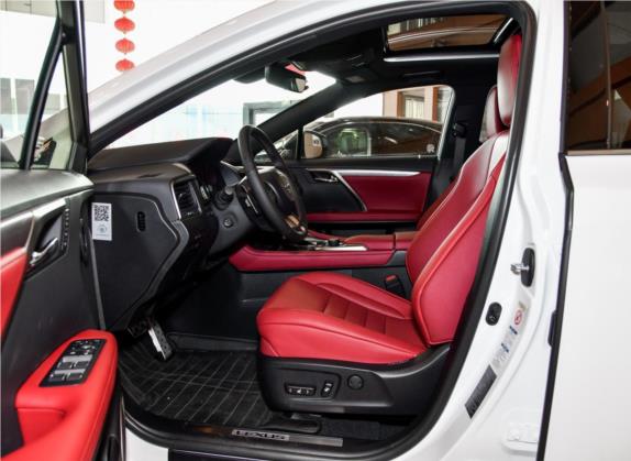 雷克萨斯RX 2017款 300 Mark Levinson 四驱F SPORT版 国V 车厢座椅   前排空间