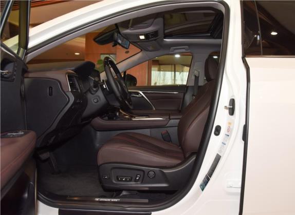 雷克萨斯RX 2020款 450h 四驱豪华版 国VI 车厢座椅   前排空间