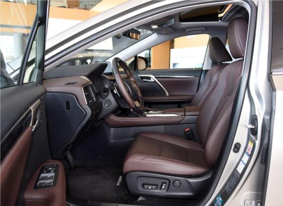 雷克萨斯RX 2020款 450hL 四驱典雅版7座 国V 车厢座椅   前排空间