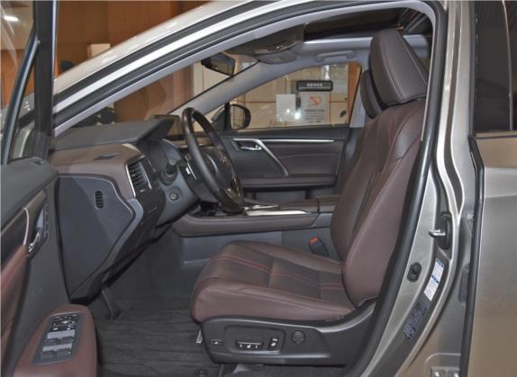 雷克萨斯RX 2020款 改款 450h 四驱豪华版 车厢座椅   前排空间