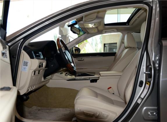 雷克萨斯ES 2014款 250 典雅版 车厢座椅   前排空间